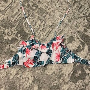 Floral Bathing Suit Top